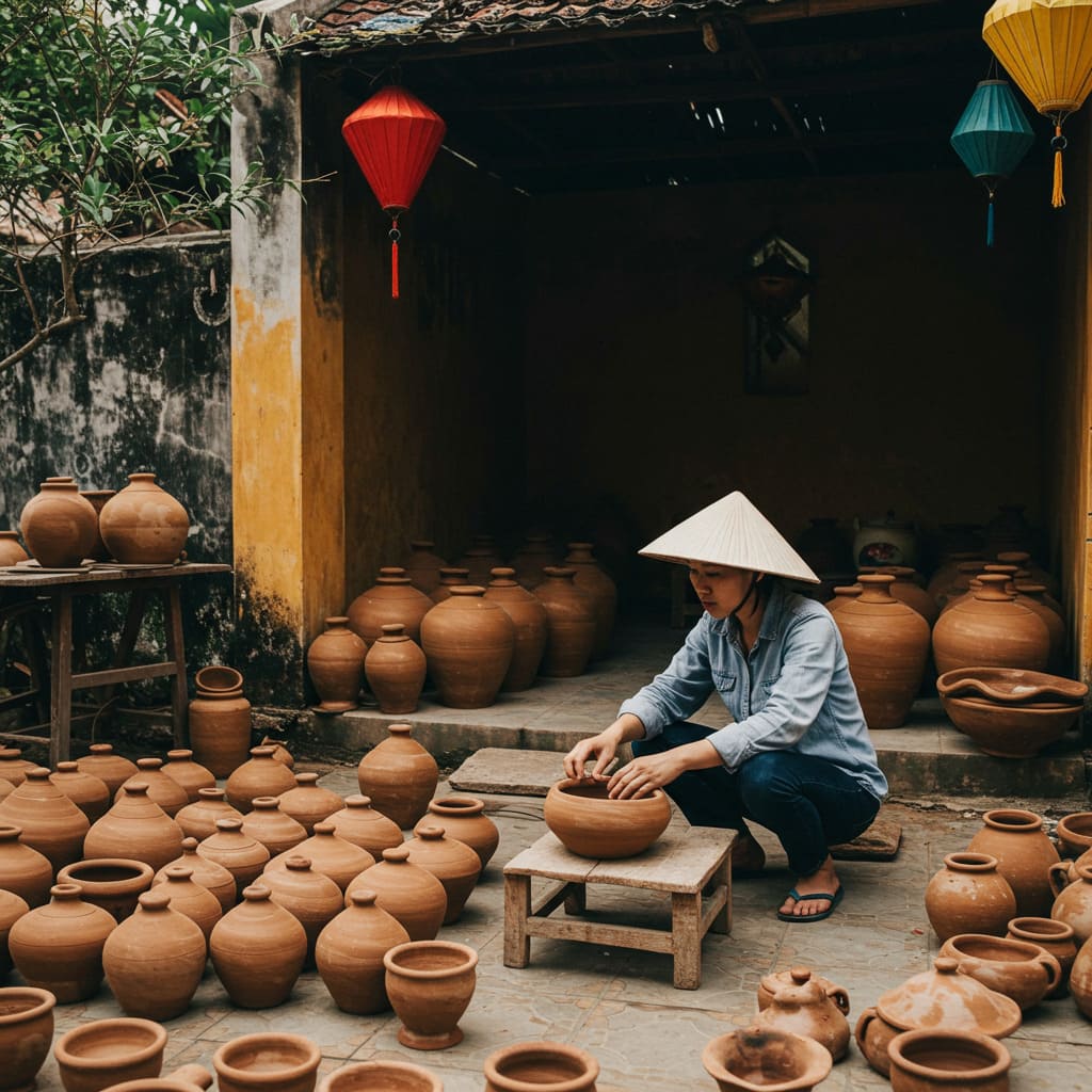 Bat Trang pottery nomad - budget day trips from Hanoi